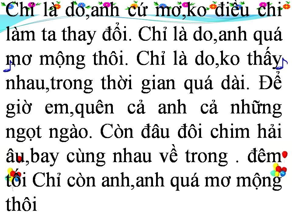 Lời bài hát CÁNH CHIM HẢI ÂU