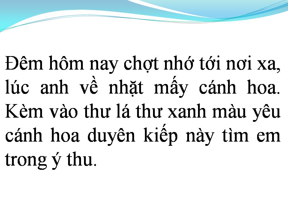 Lời bài hát CÁNH HOA DUYÊN KIẾP