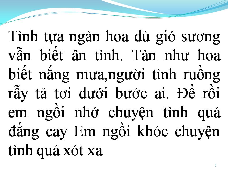 Lời bài hát CÁNH HOA PHAI