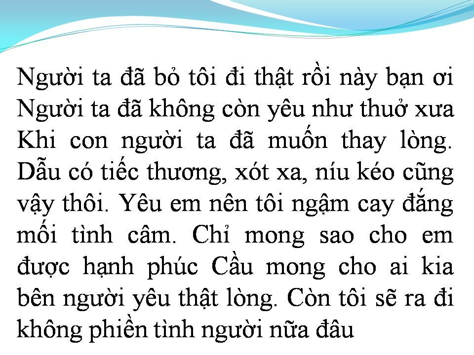 Lời bài hát CÁNH HOA TÀN