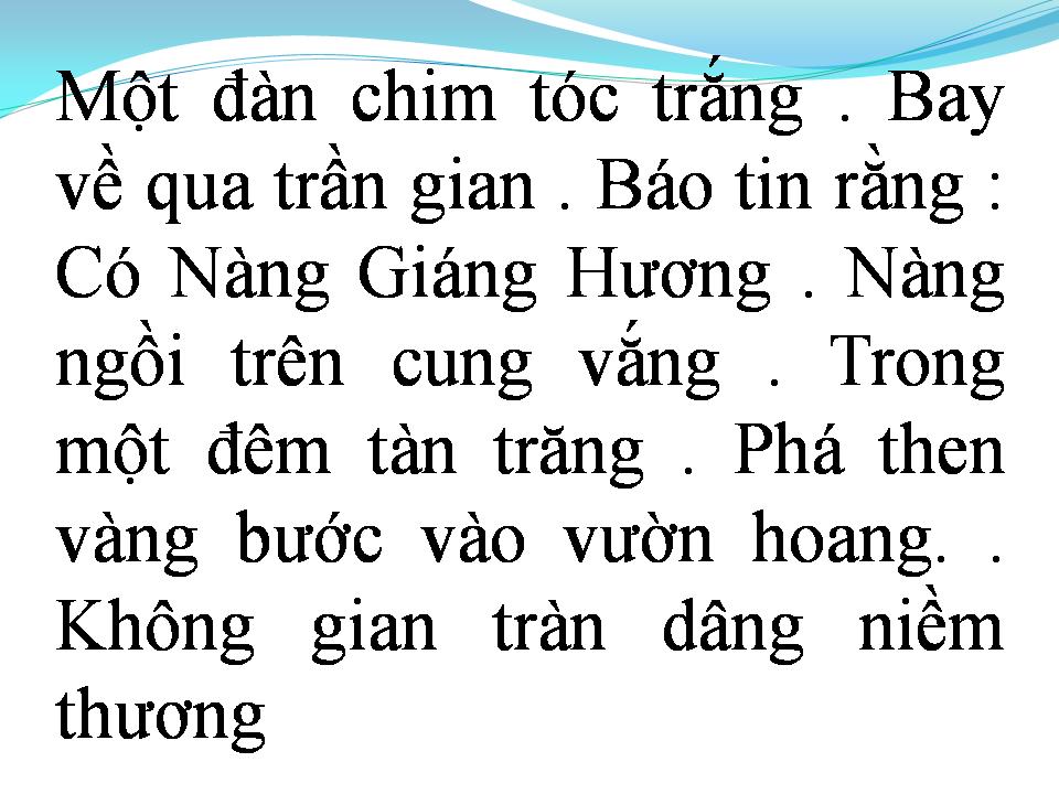 Lời bài hát CÁNH HOA TRẮNG