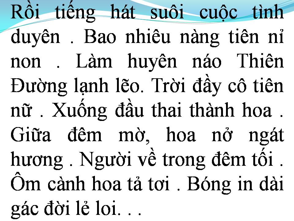 Lời bài hát CÁNH HOA TRẮNG