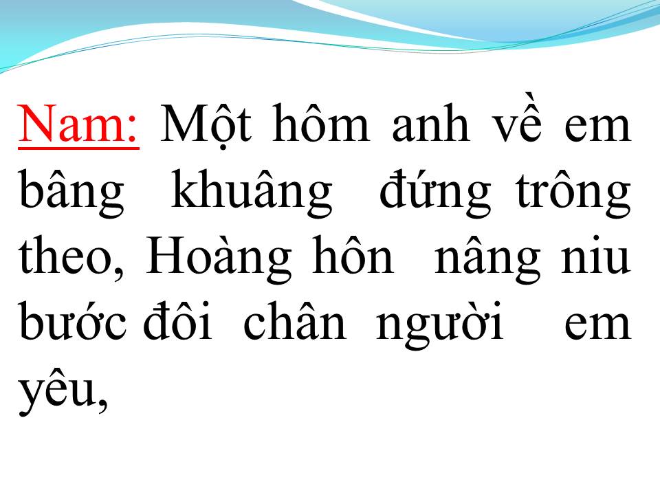 Lời bài hát CÁNH HOA YÊU (SONG CA)