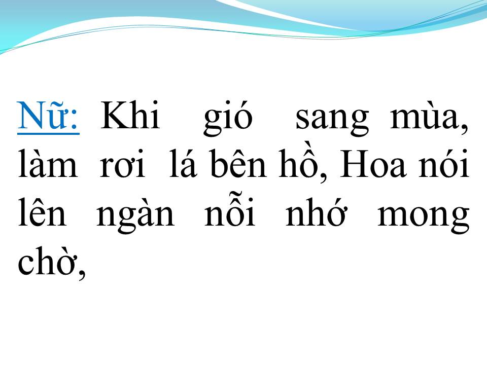 Lời bài hát CÁNH HOA YÊU (SONG CA)