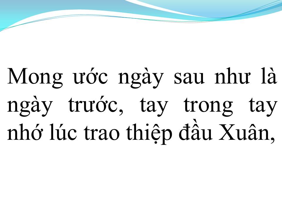 Lời bài hát CÁNH THIỆP ĐẦU XUÂN