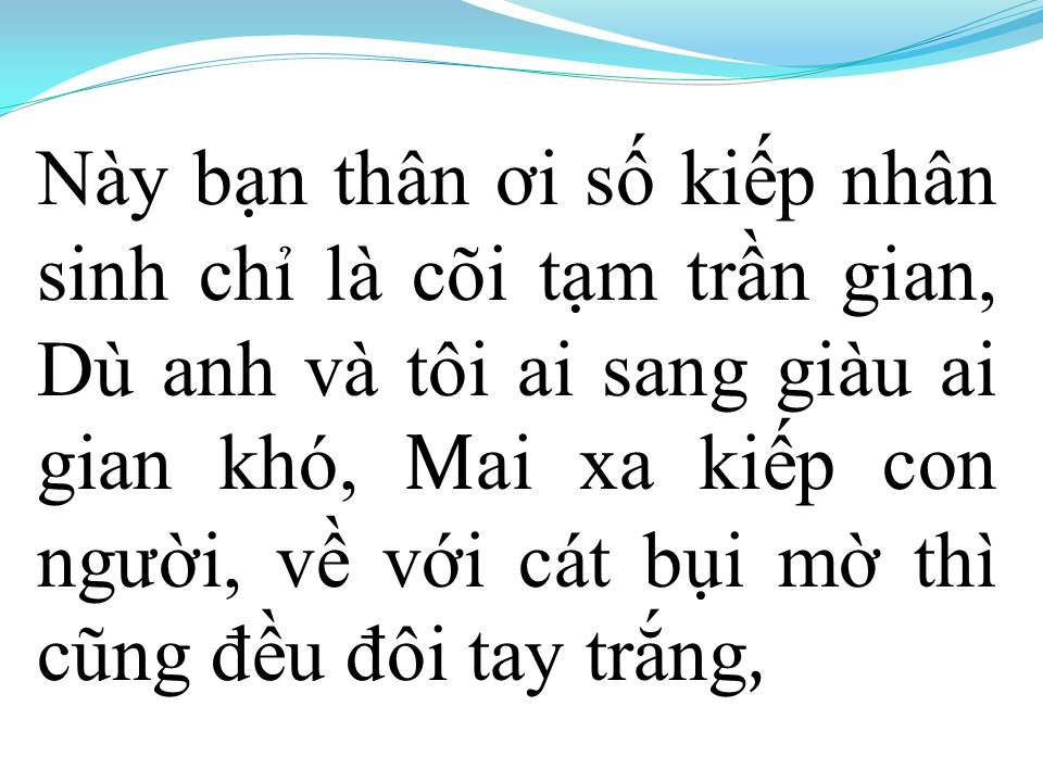Lời bài hát CÁT BỤI CUỘC ĐỜI