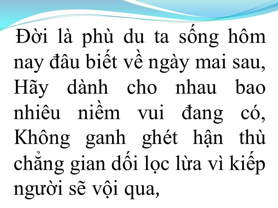 Lời bài hát CÁT BỤI CUỘC ĐỜI