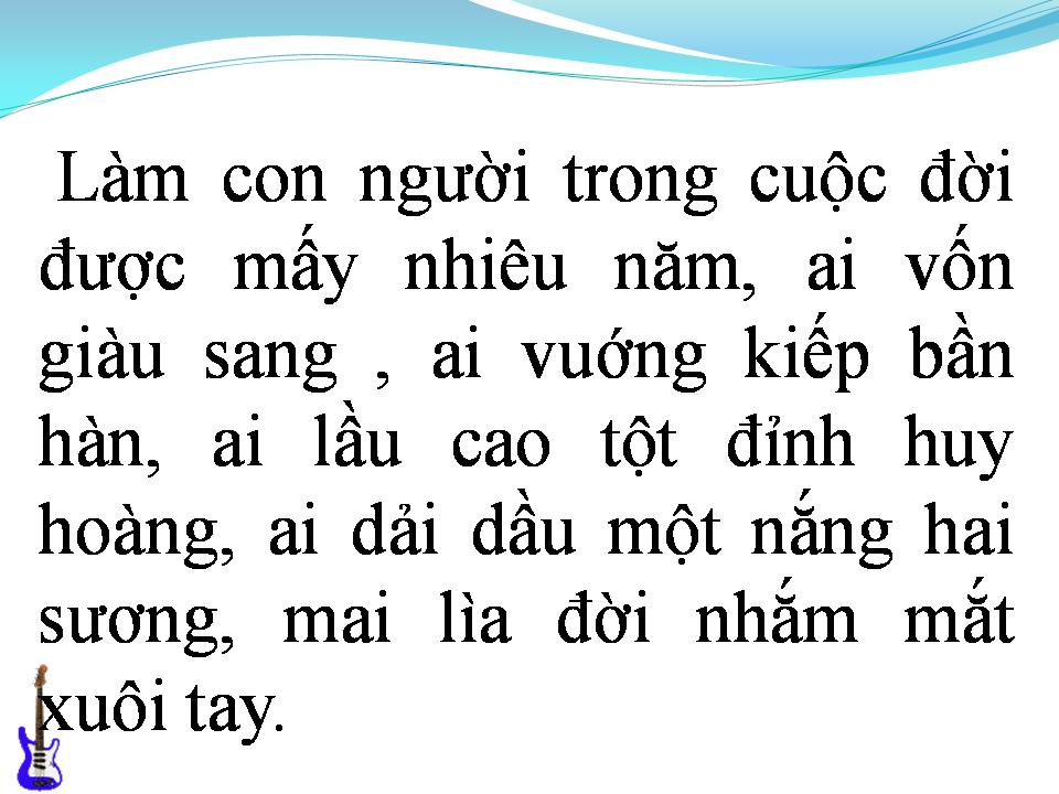 Lời bài hát CÁT BỤI TÌNH ĐỜI