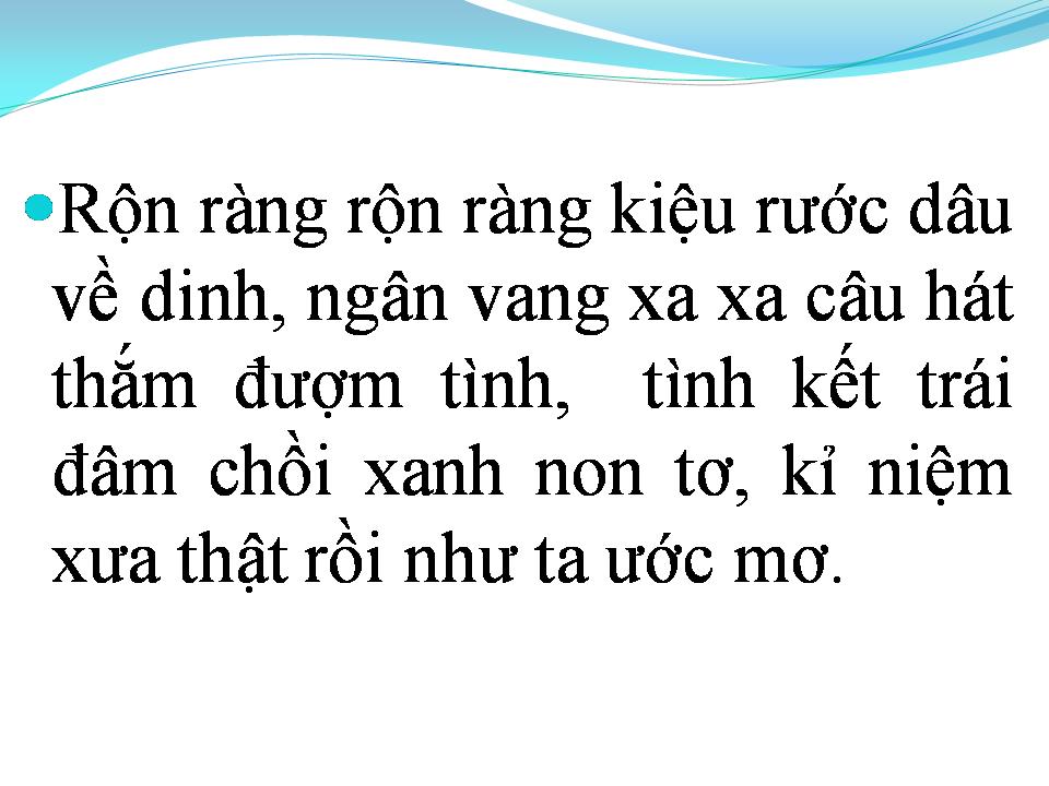 Lời bài hát CAU THẮM TRẦU XANH