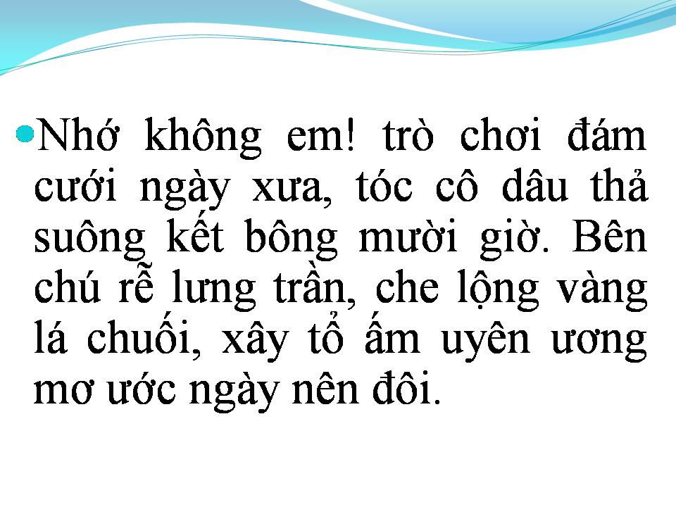 Lời bài hát CAU THẮM TRẦU XANH