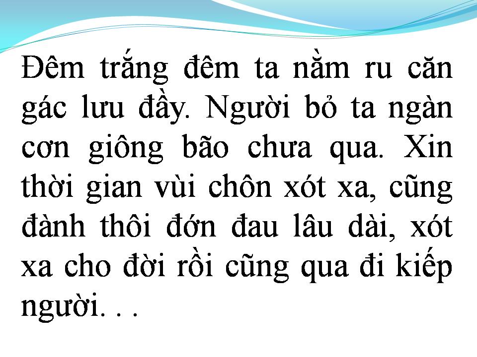 Lời bài hát CĂN GÁC LƯU ĐÀY