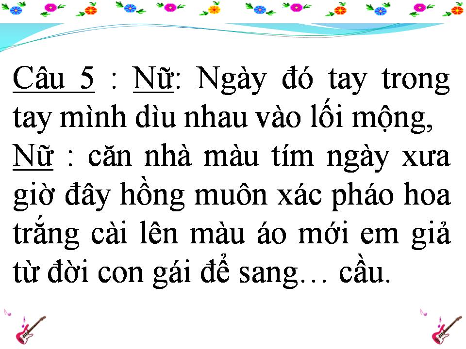 Lời bài hát CĂN NHÀ MÀU TÍM (TÂN CỔ)