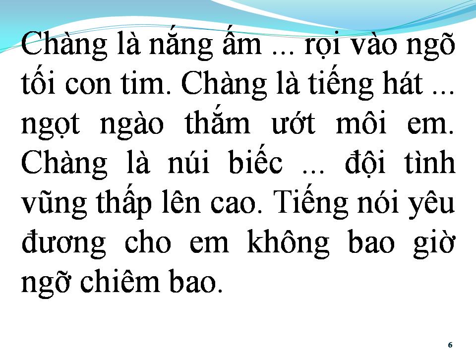Lời bài hát CẦN CÓ ANH YÊU