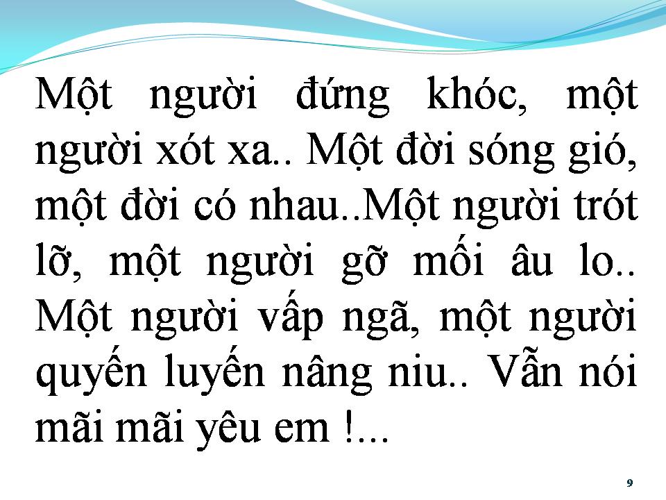Lời bài hát CẦN CÓ ANH YÊU