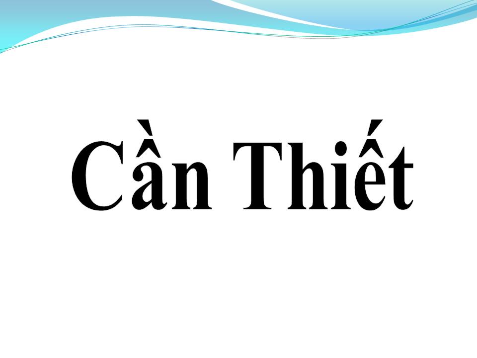 Lời bài hát CẦN THIẾT