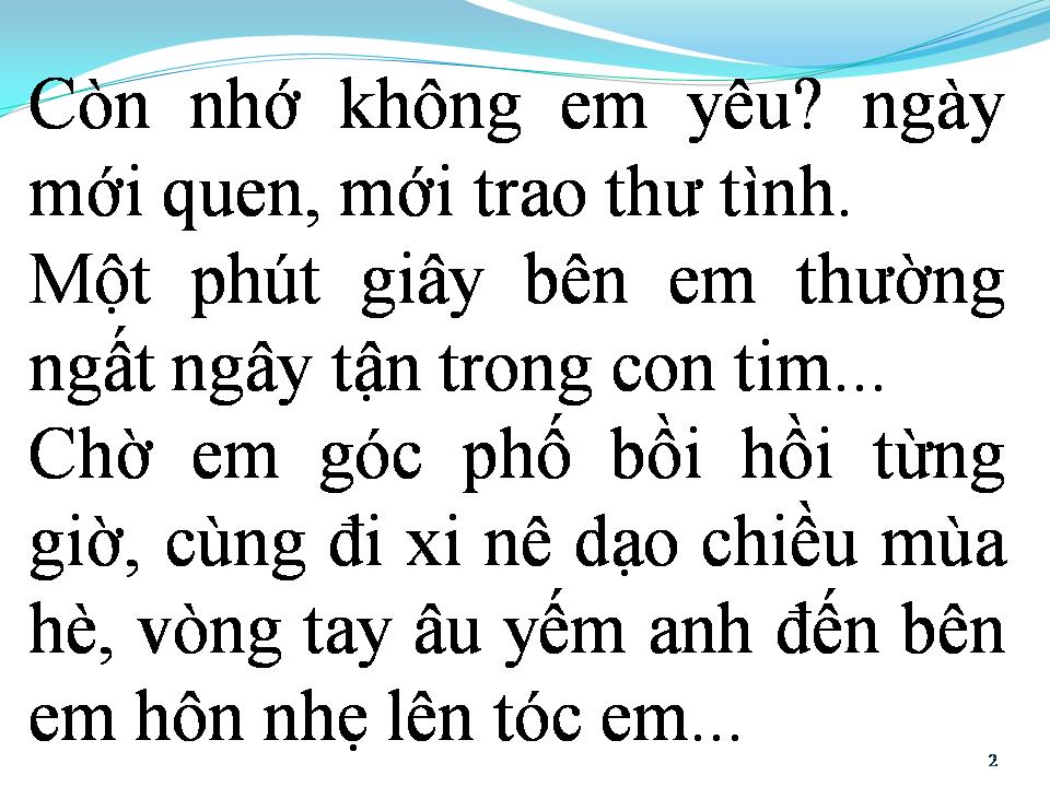 Lời bài hát CÂU CHUYỆN GIẬN HỜN