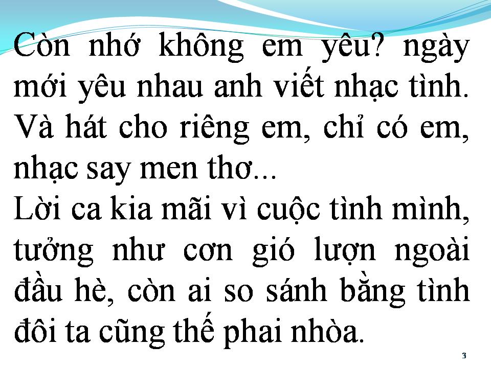 Lời bài hát CÂU CHUYỆN GIẬN HỜN