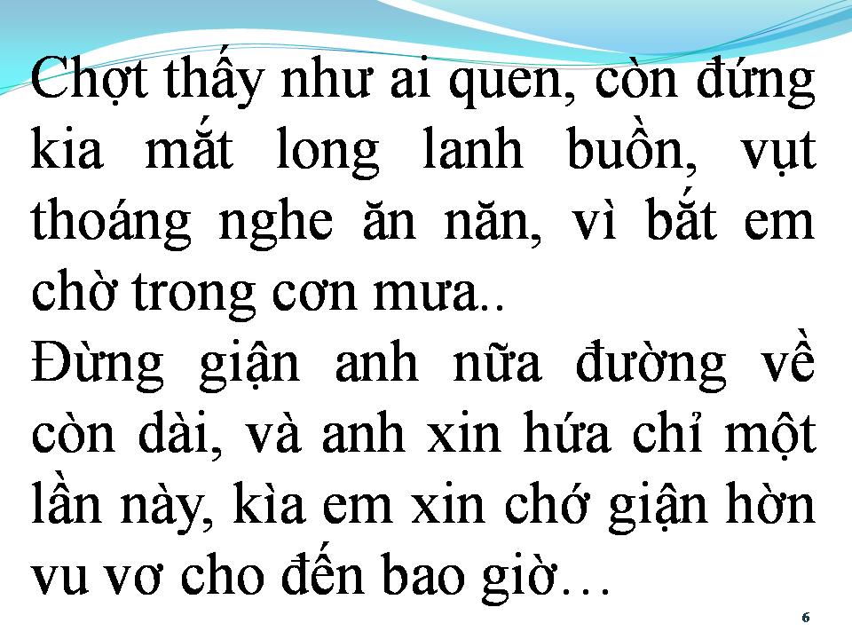 Lời bài hát CÂU CHUYỆN GIẬN HỜN