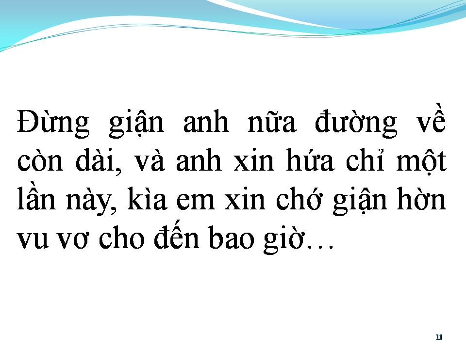 Lời bài hát CÂU CHUYỆN GIẬN HỜN