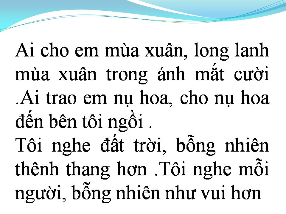 Lời bài hát CÂU CHUYỆN NHỎ CỦA TÔI