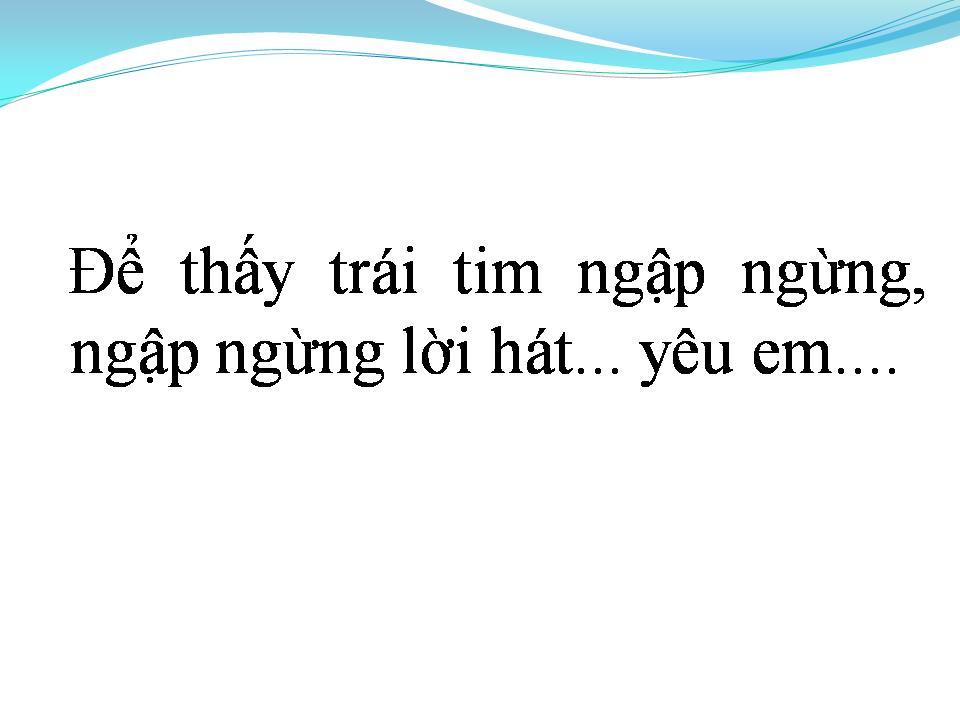 Lời bài hát CÂU CHUYỆN NHỎ CỦA TÔI