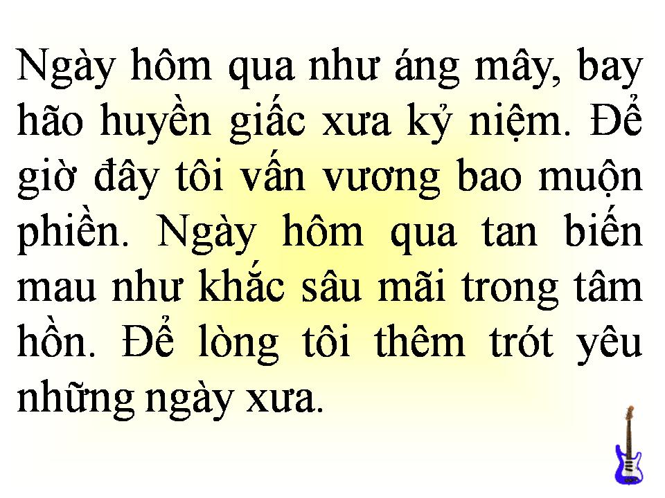 Lời bài hát CÂU CHUYỆN TÌNH TÔI