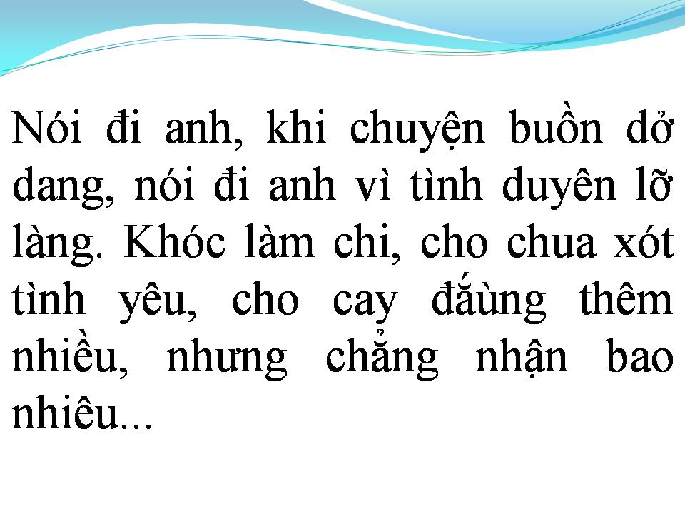 Lời bài hát CÂU CHUYỆN TÌNH YÊU