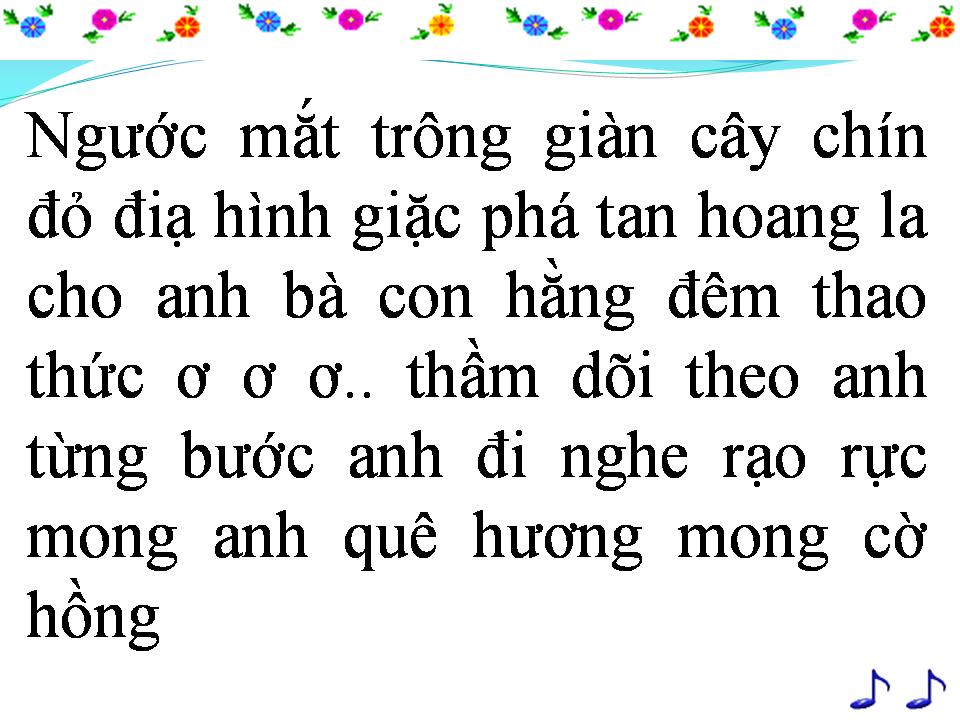 Lời bài hát CÂU HÁT BÔNG SEN