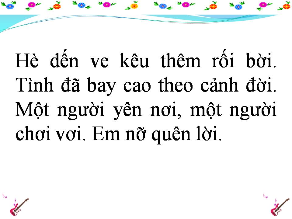 Lời bài hát CẦU TRE KỶ NIỆM