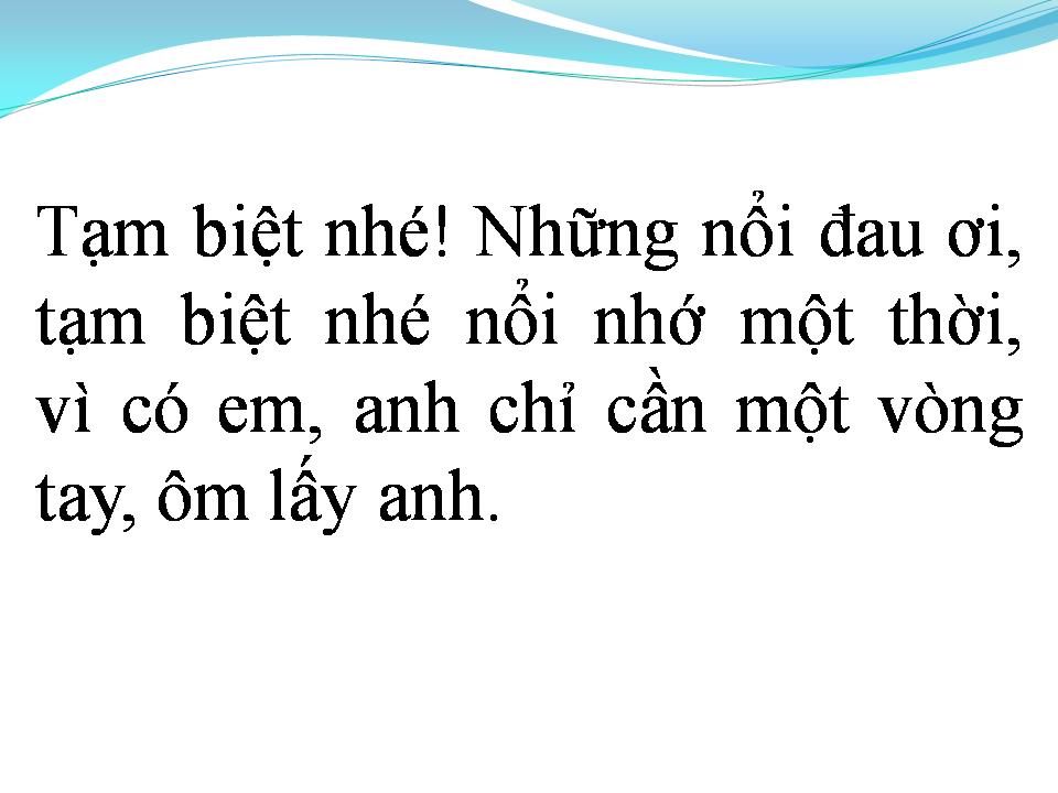 Lời bài hát CẦU VỒNG SAU MƯA