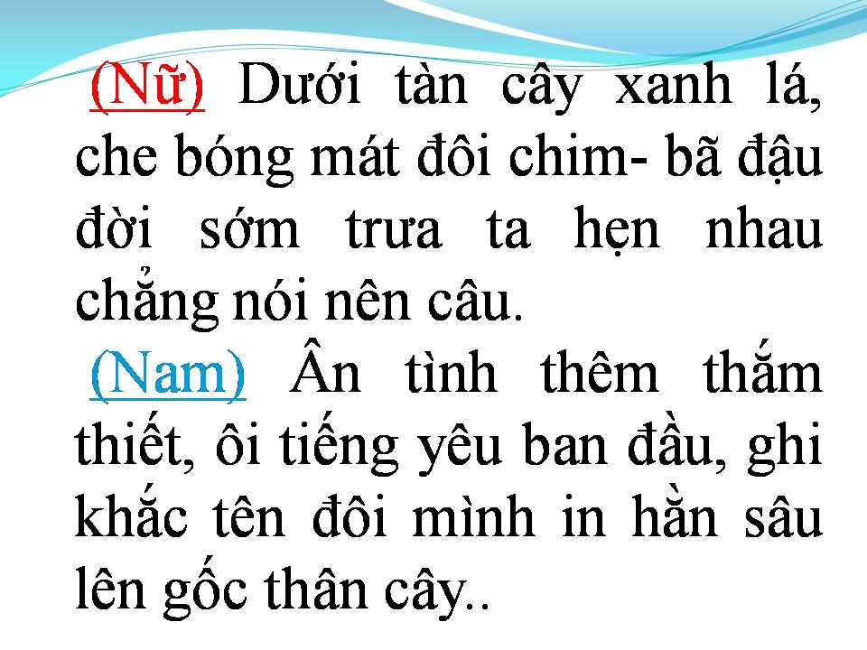 Lời bài hát CÂY BÃ ĐẬU