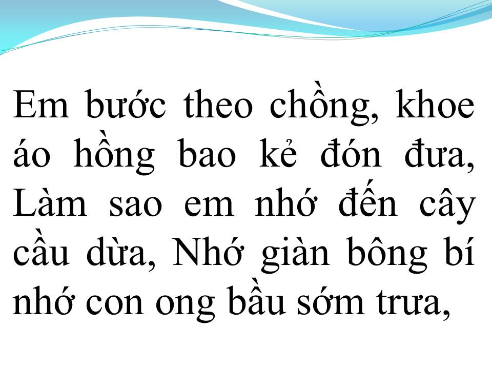 Lời bài hát CÂY CẦU DỪA 
