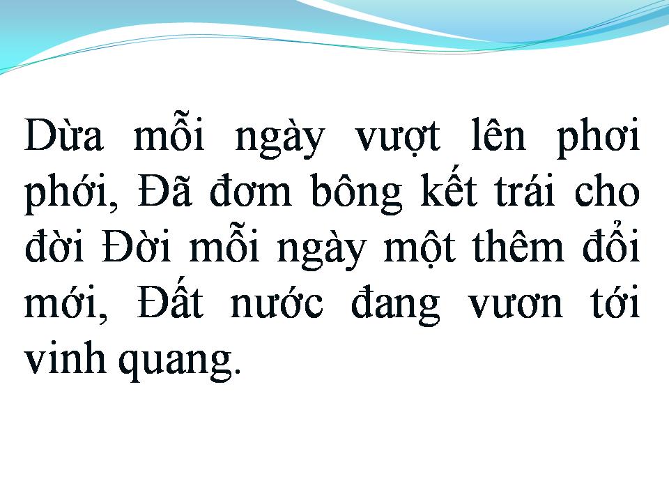 Lời bài hát CÂY DỪA