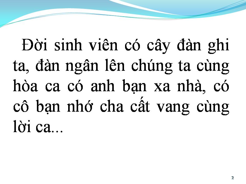 Lời bài hát CÂY ĐÀN SINH VIÊN