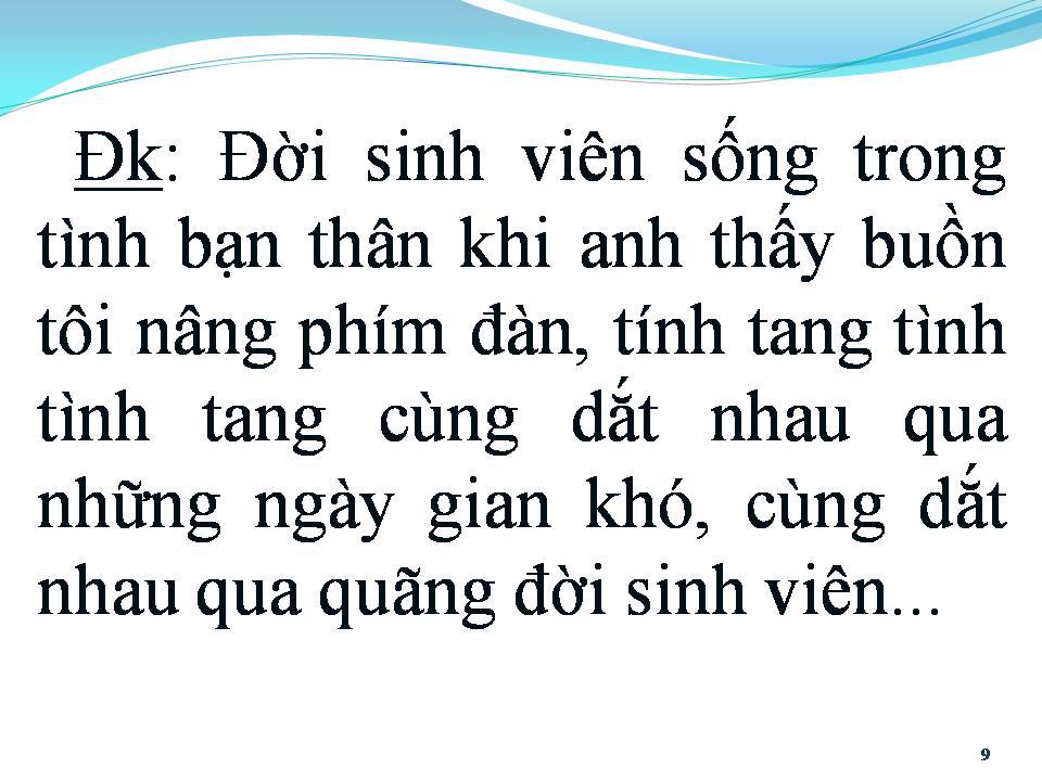 Lời bài hát CÂY ĐÀN SINH VIÊN
