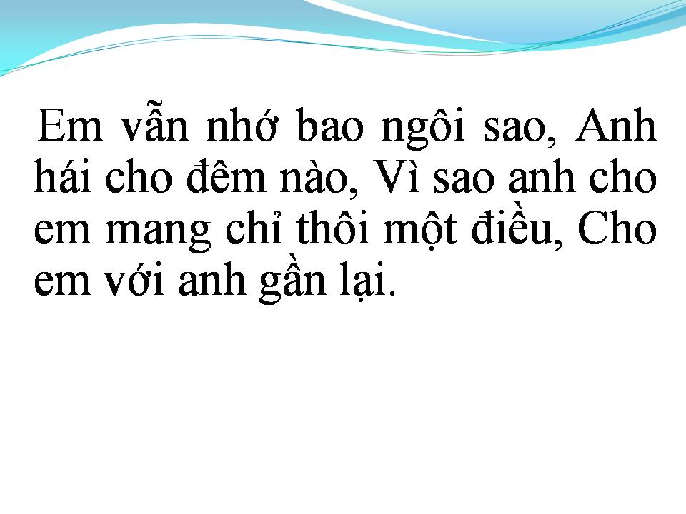 Lời bài hát CÂY SAO GIẤY