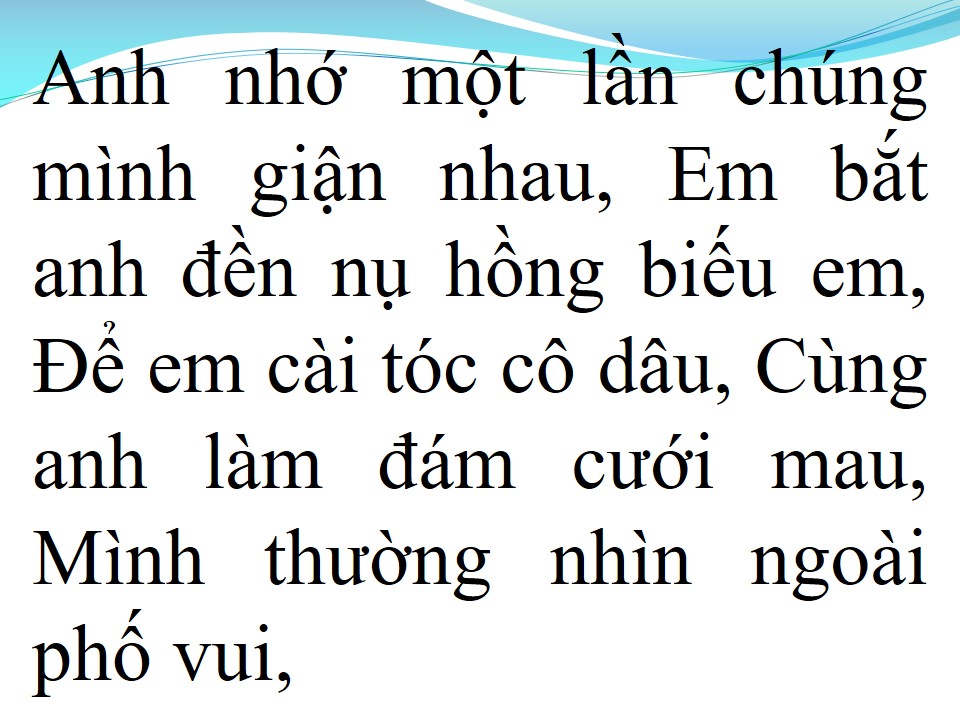 Lời bài hát HAI MÁI NHÀ TRANH (CÓ BAO GIỜ) 