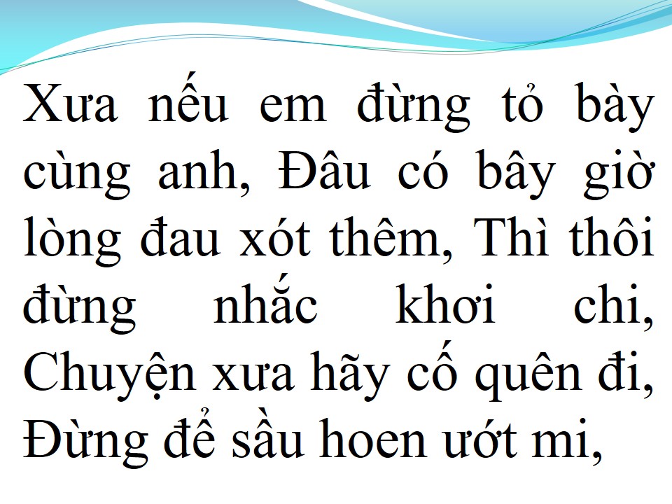 Lời bài hát HAI MÁI NHÀ TRANH (CÓ BAO GIỜ) 