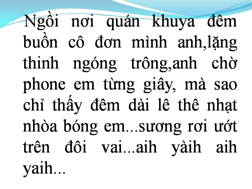 Lời bài hát CỎ DẠI VEN ĐƯỜNG