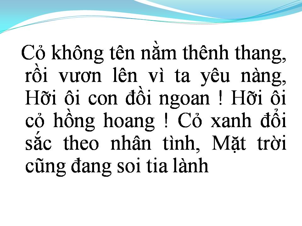 Lời bài hát CỎ HỒNG