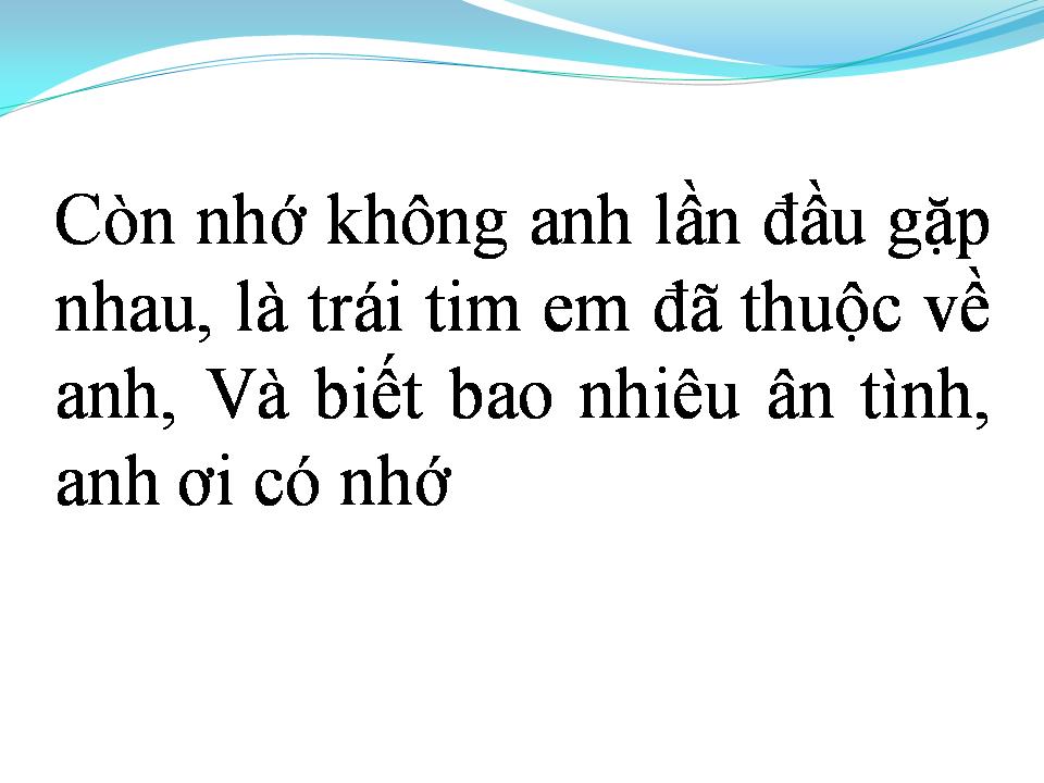 Lời bài hát CÓ KHI NÀO