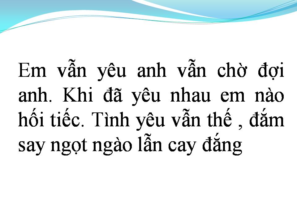 Lời bài hát CÓ KHI NÀO