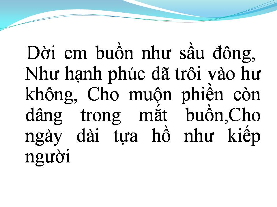 Lời bài hát CỎ LÁ XANH XAO