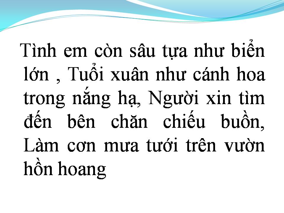 Lời bài hát CỎ LÁ XANH XAO