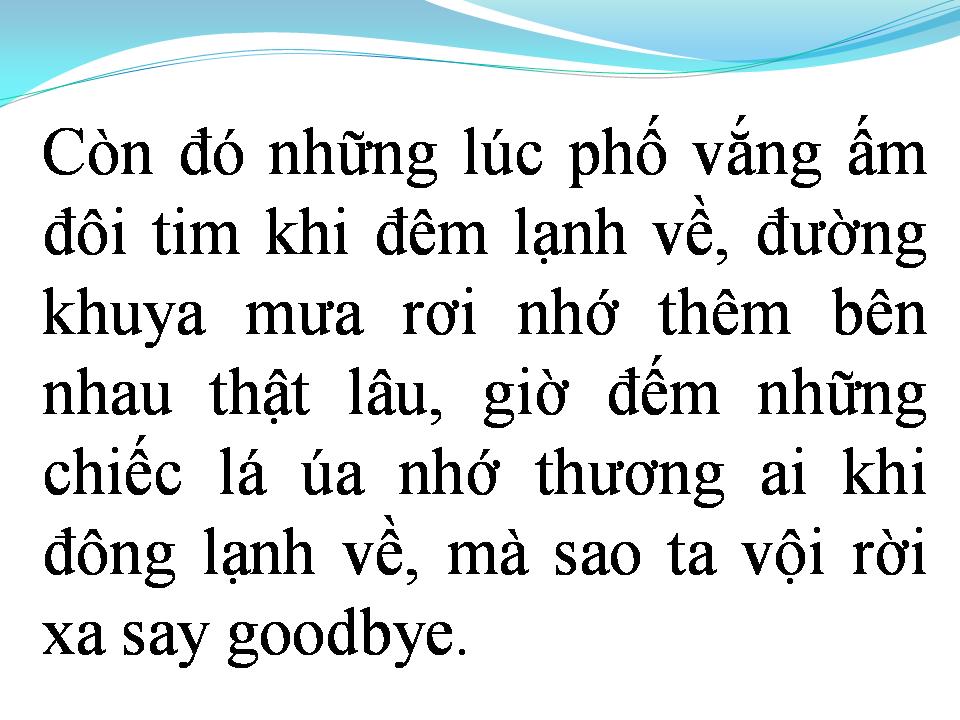 Lời bài hát CÓ NHỮNG CHIỀU EM ĐẾN