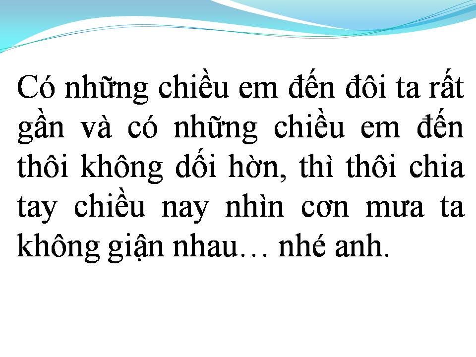Lời bài hát CÓ NHỮNG CHIỀU EM ĐẾN