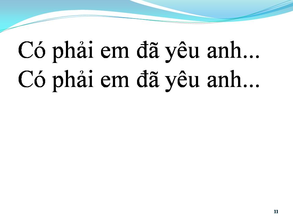 Lời bài hát CÓ PHẢI EM ĐÃ YÊU