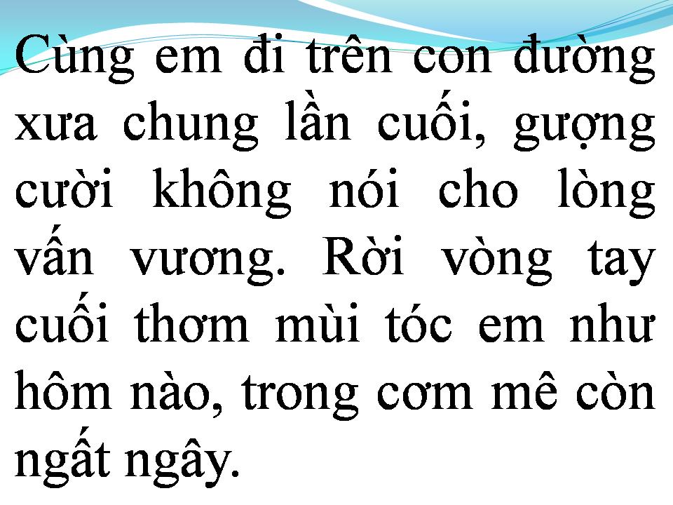 Lời bài hát TÌNH YÊU MANG THEO