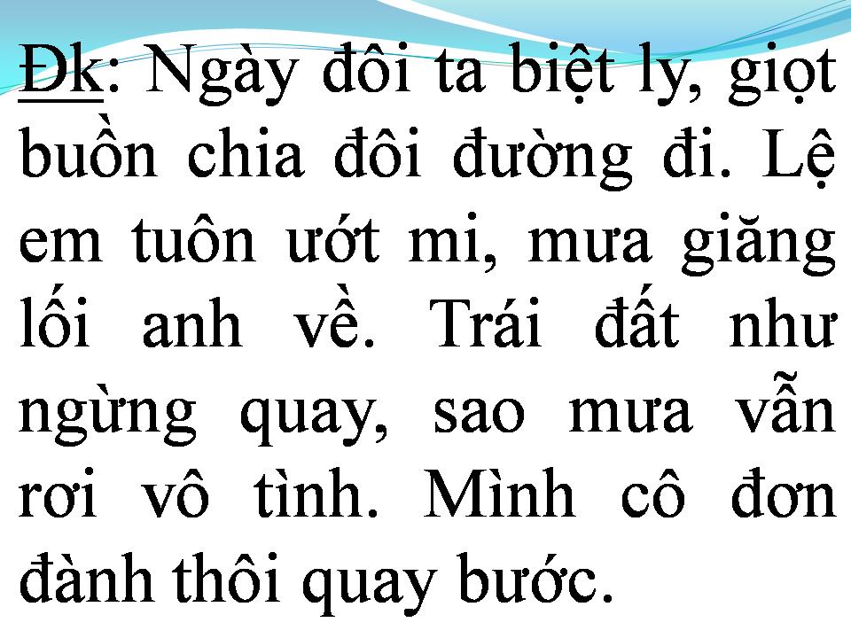 Lời bài hát TÌNH YÊU MANG THEO