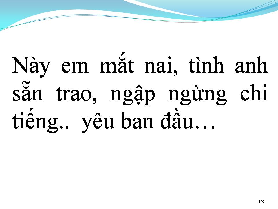 Lời bài hát TÌNH YÊU MẮT NAI